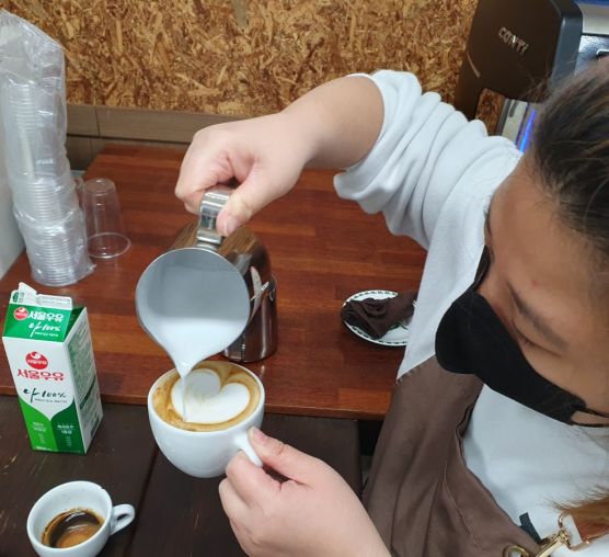 [직업지원팀] 바리스타교육(기초반) 및 자격증반 진행