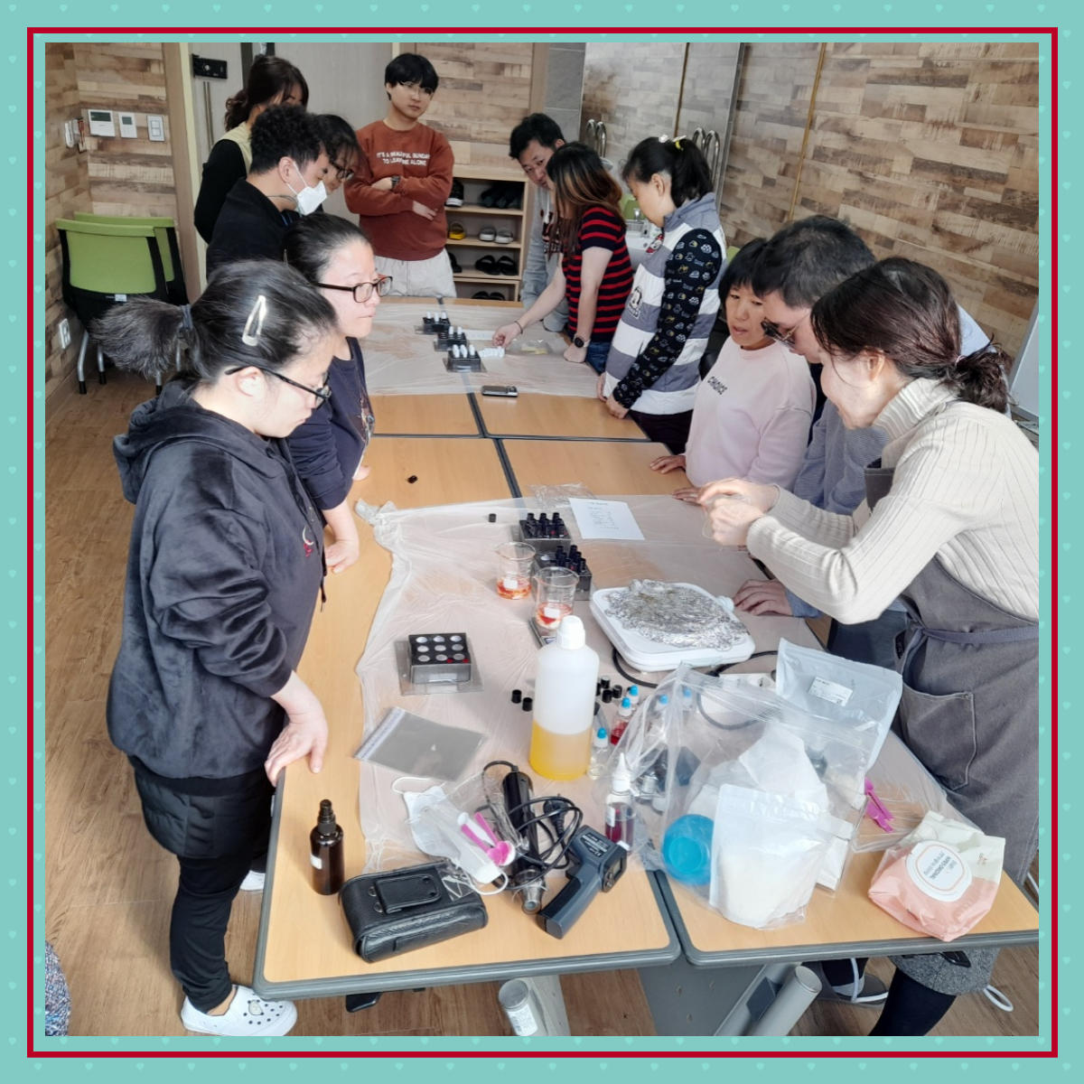 [직업]현장중심 직업재활센터 집합훈련"립밤만들기"체험