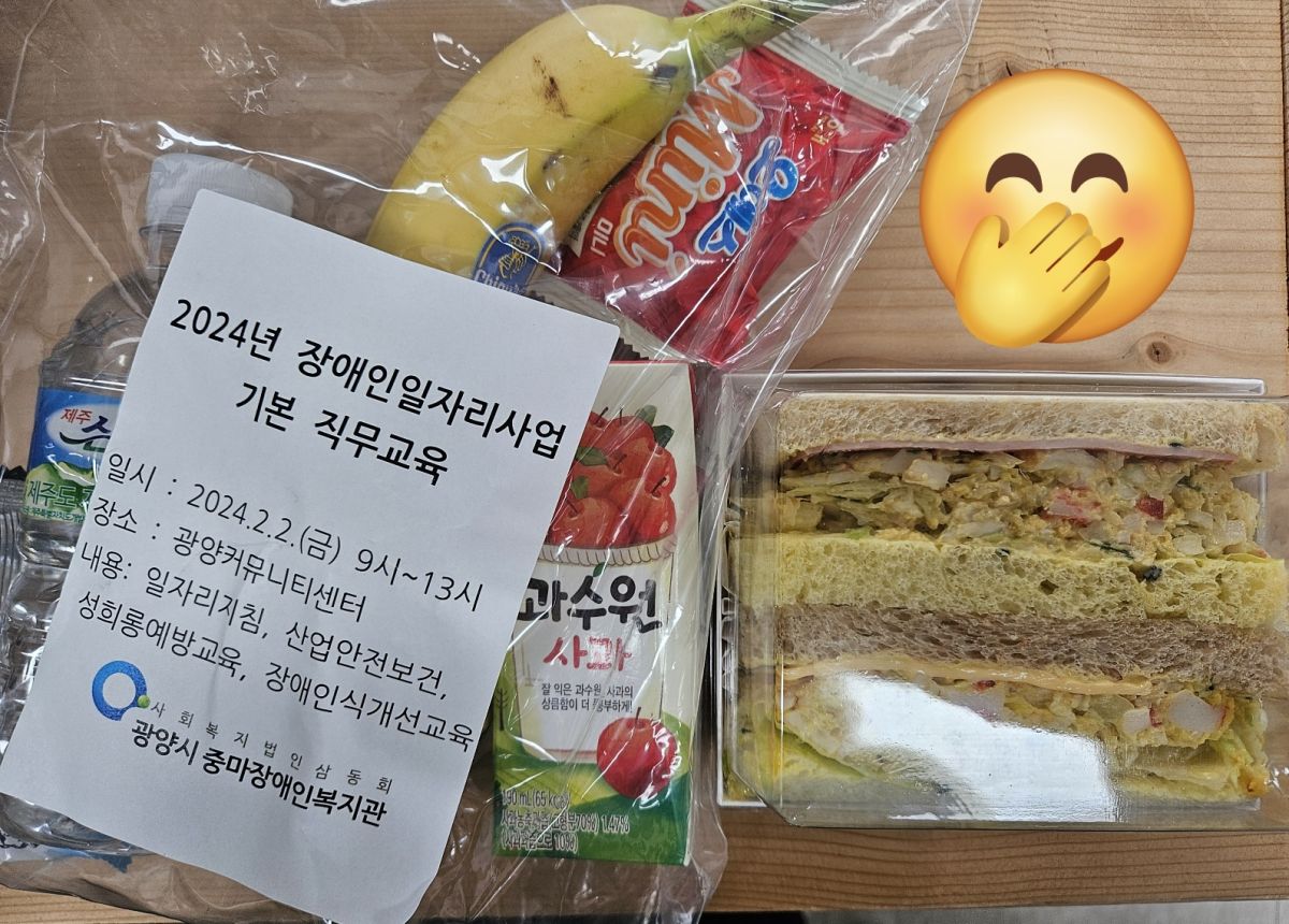 24년 장애인일자리사업 참여자 기본 직무교육