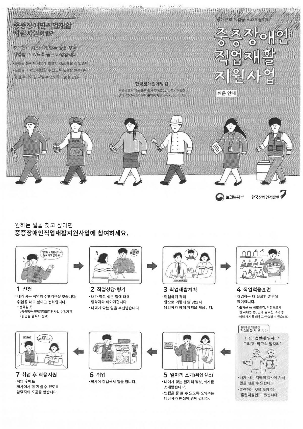 장애인일자리 참여자 대상 취업종보 제공 안내(10월 2차)