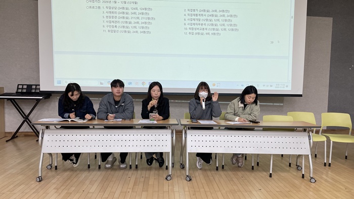 2026년 연사업계획서 발표회 실시