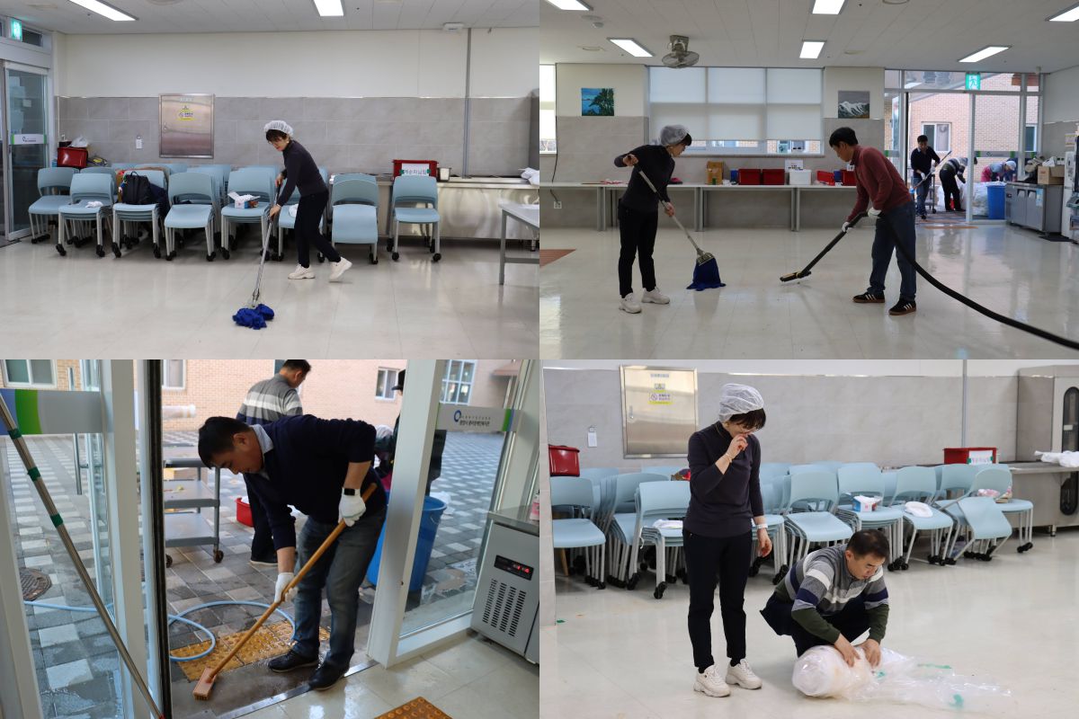 봉사자의 손길로 완성된 김장나눔 - 11월 28일, 김장 2일차 진행