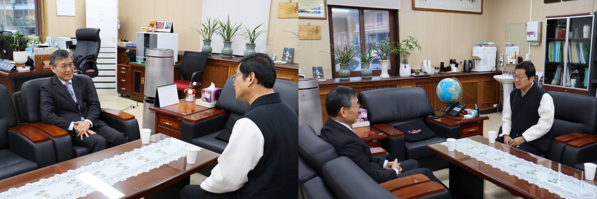 광양제철초등학교 학생일동, 복지관에 직접 모은 성금 전달