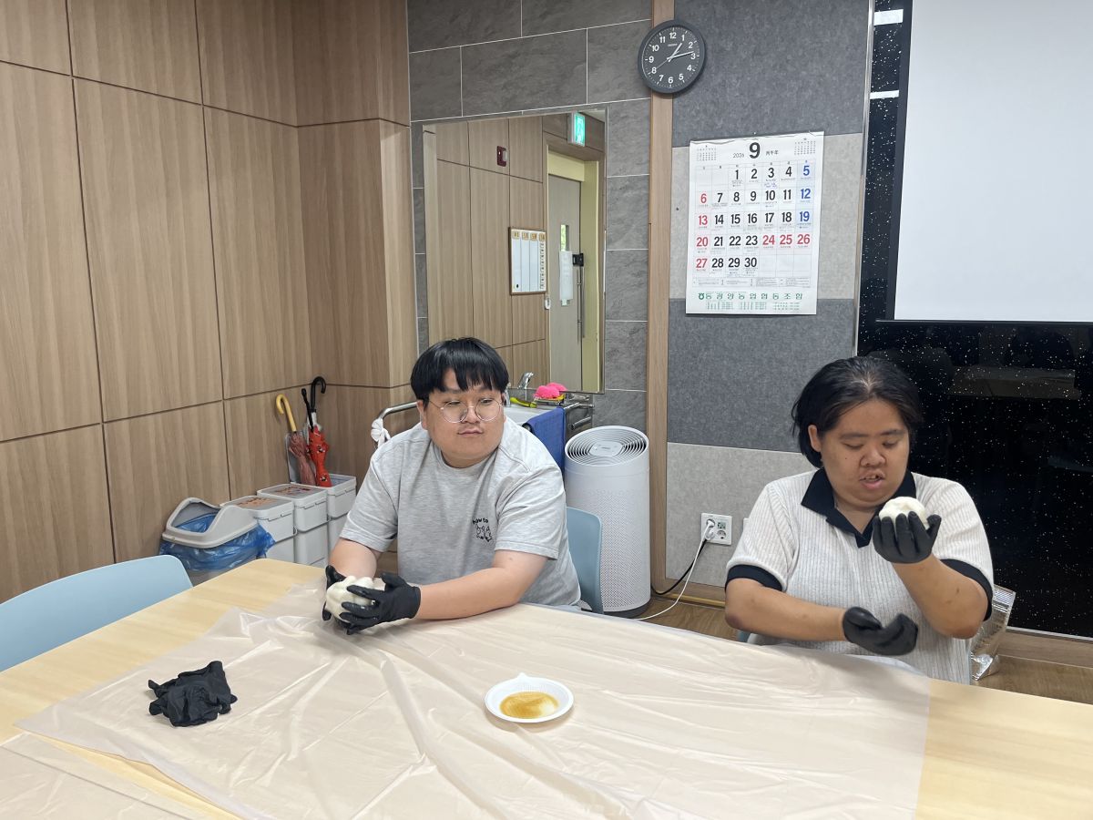 9월 작업활동반 송편만들기